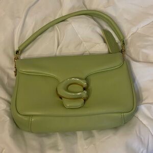 Coach Green Shoulder Bag